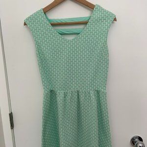 Xhilaration Skater Dress, Light Green, Medium